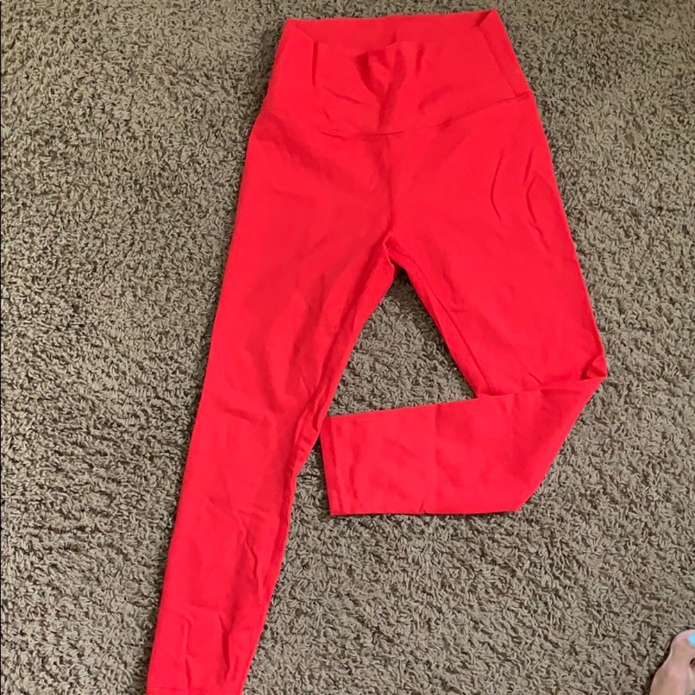 Red Zyia Ascend leggings